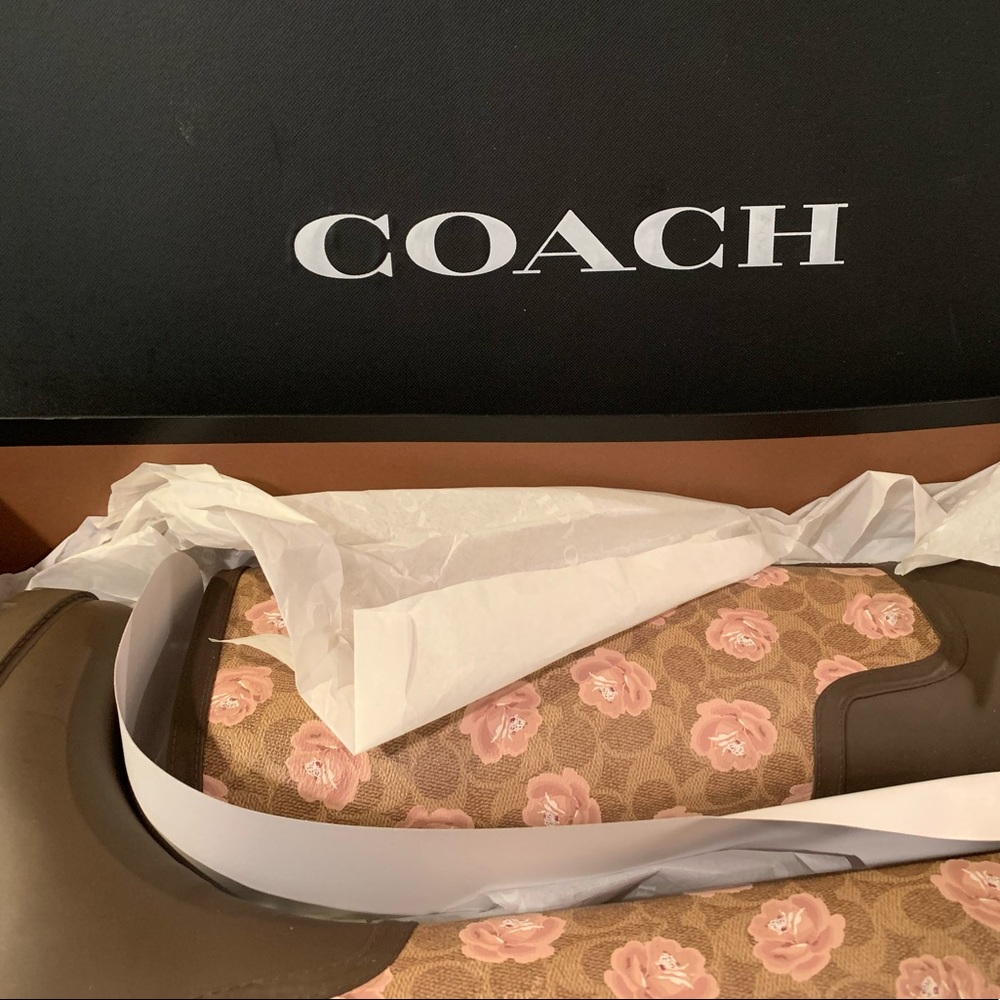 Coach rain boots size 9